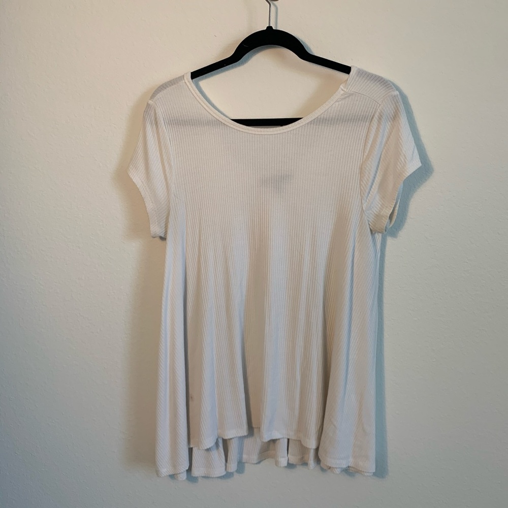 White scoop back T shirt Nordstrom BP